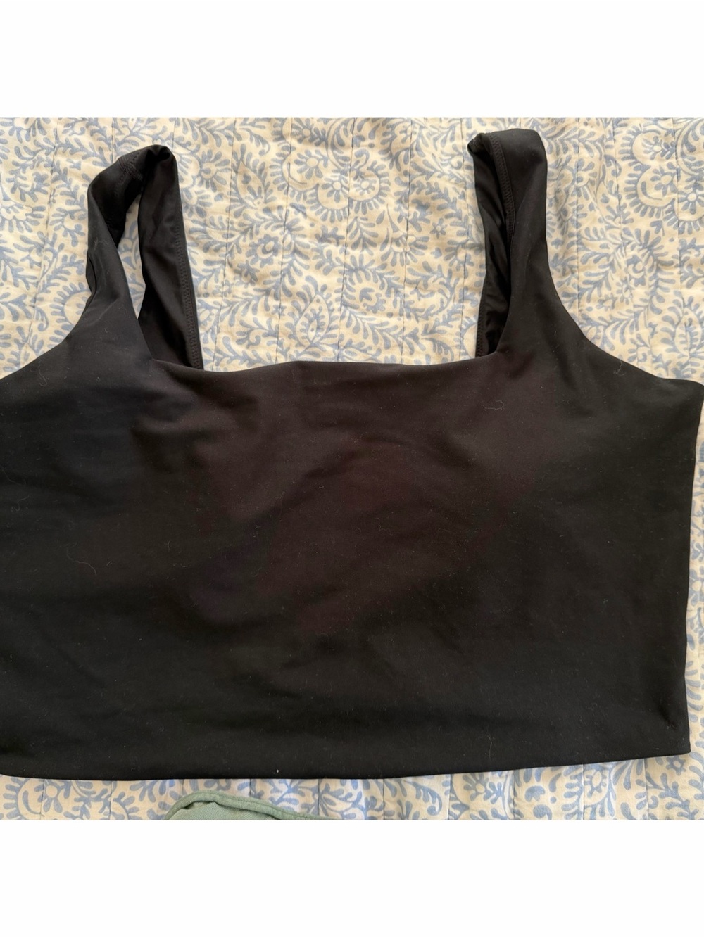 Black Square-Neck Women’s Tank Top